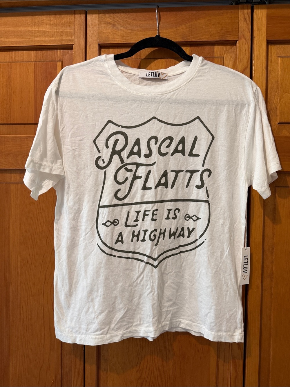 NWT Anthropologie Letluv Rascal Flatts Tee Shirt